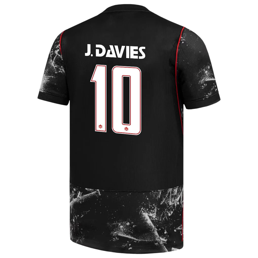 Maillot de football J. DAVID #10 domicile Canada Coupe du Monde 2026