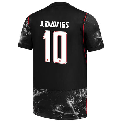 Maillot de football J. DAVID #10 domicile Canada Coupe du Monde 2026