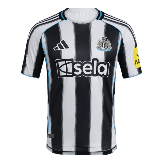 Newcastle United Player Version Home Soccer Jersey 2025/26 Black&White