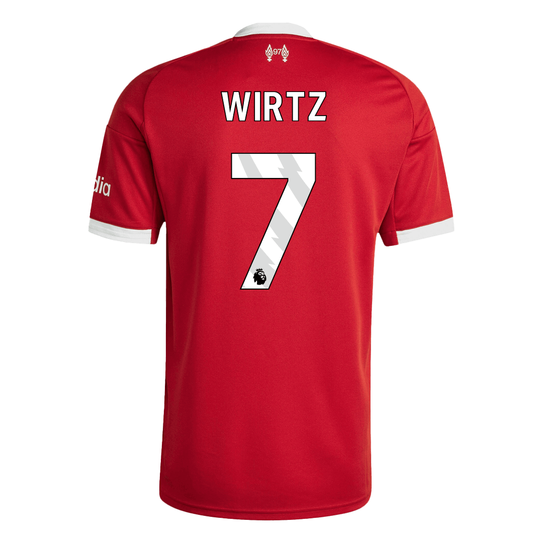 WIRTZ #7 Liverpool Home Soccer Jersey 2025/26