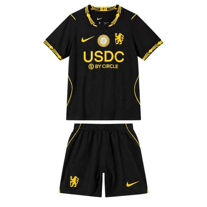 Kid's Chelsea USDC Away Kit - Jersey+Shorts 2026/27