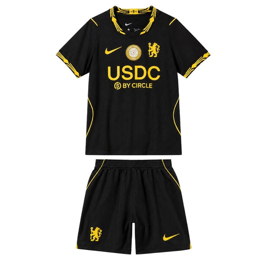 Kid's Chelsea USDC Away Kit - Jersey+Shorts 2026/27