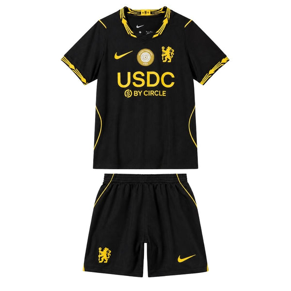Kid's Chelsea USDC Away Kit - Jersey+Shorts 2026/27
