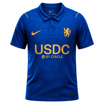 Chelsea USDC by Circle Gold Home Soccer Jersey 2026/27 without Badge