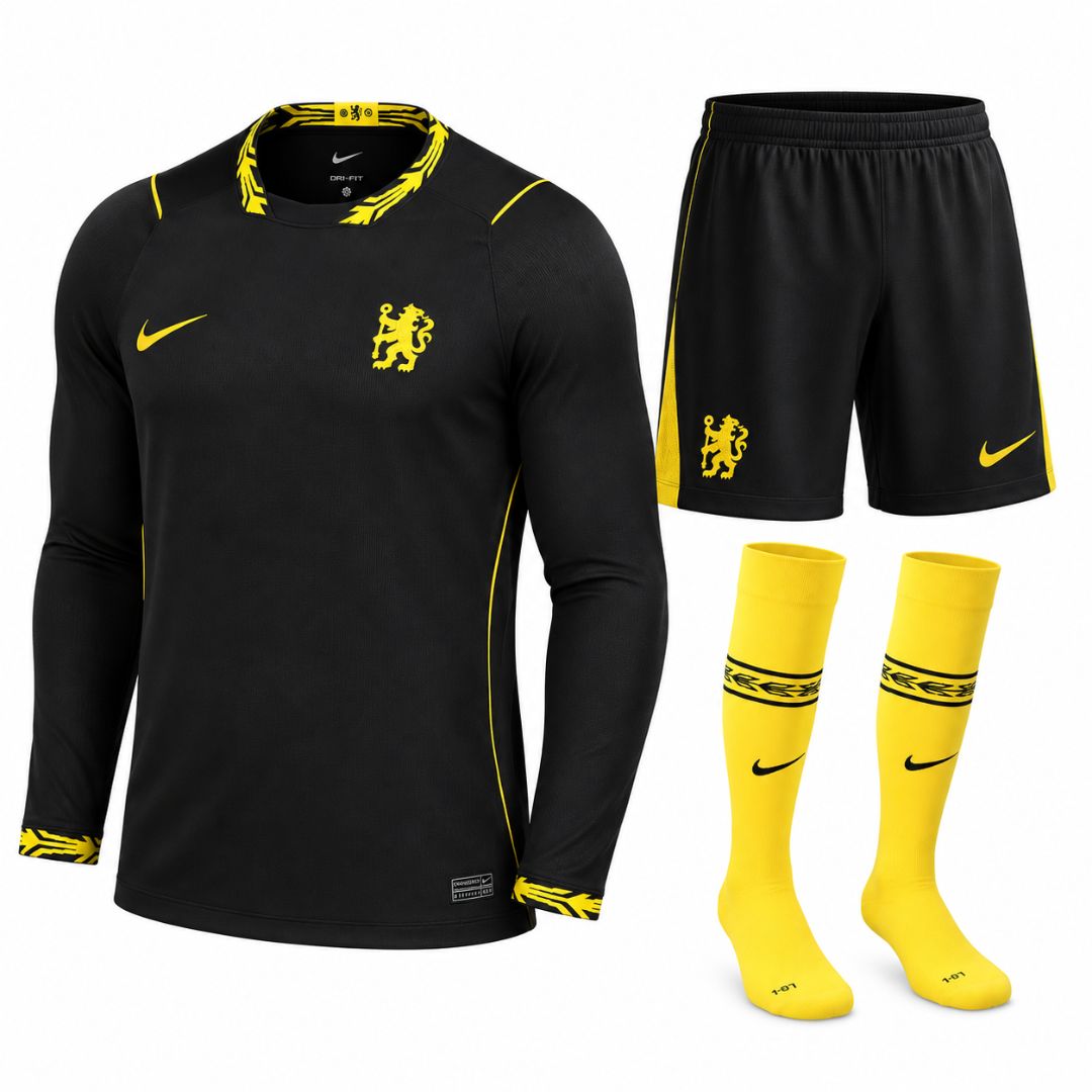 Camiseta de manga larga de la tercera equipación visitante del Chelsea 2025/26
