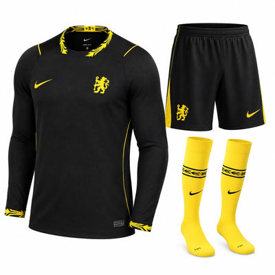 Chelsea Away Soccer Kit 2026/27 - Long Sleeve + Shorts + Socks