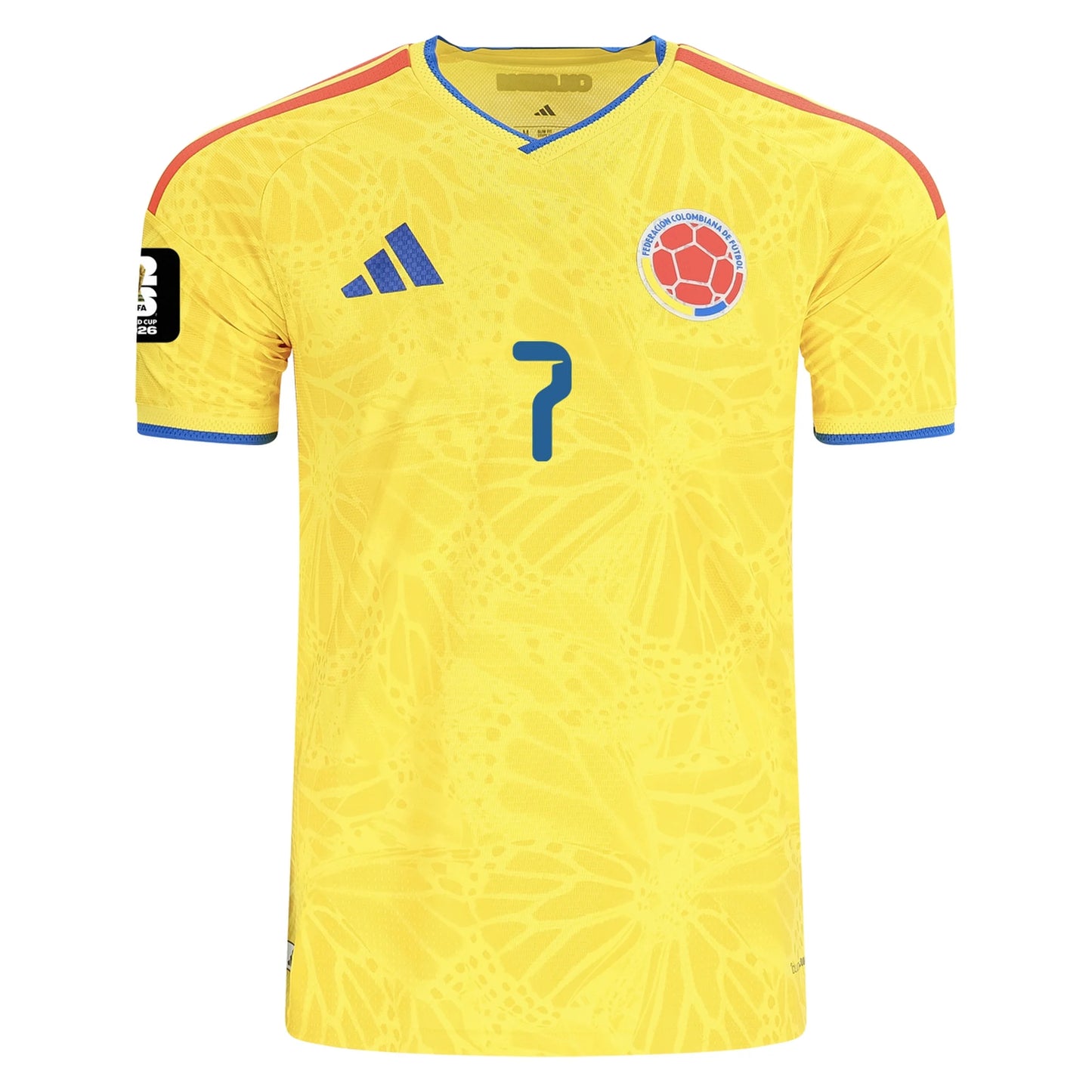 Maillot domicile de la Colombie (version joueur) pour la Coupe du Monde 2026