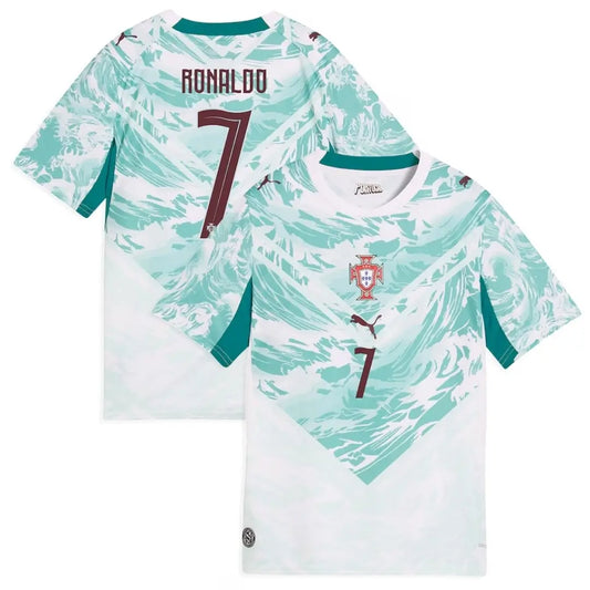 Ronaldo #7 Portugal Player Version Away Soccer Jersey 2026 World Cup