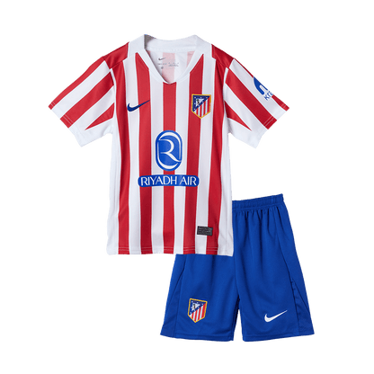 Atletico Madrid Kid's Home Kit - Jersey+Shorts 2025/26