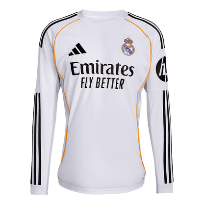 Real Madrid Home Long Sleeve Jersey 2025/26