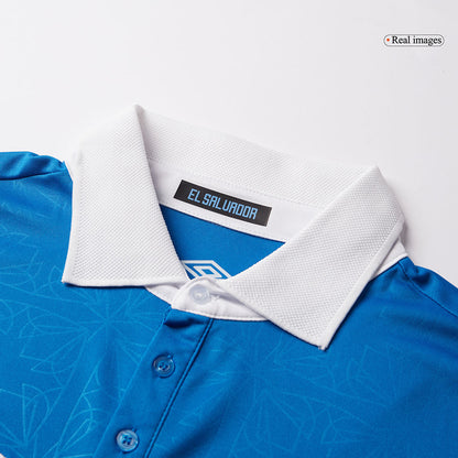 El Salvador Home Soccer Jersey 2025 Blue