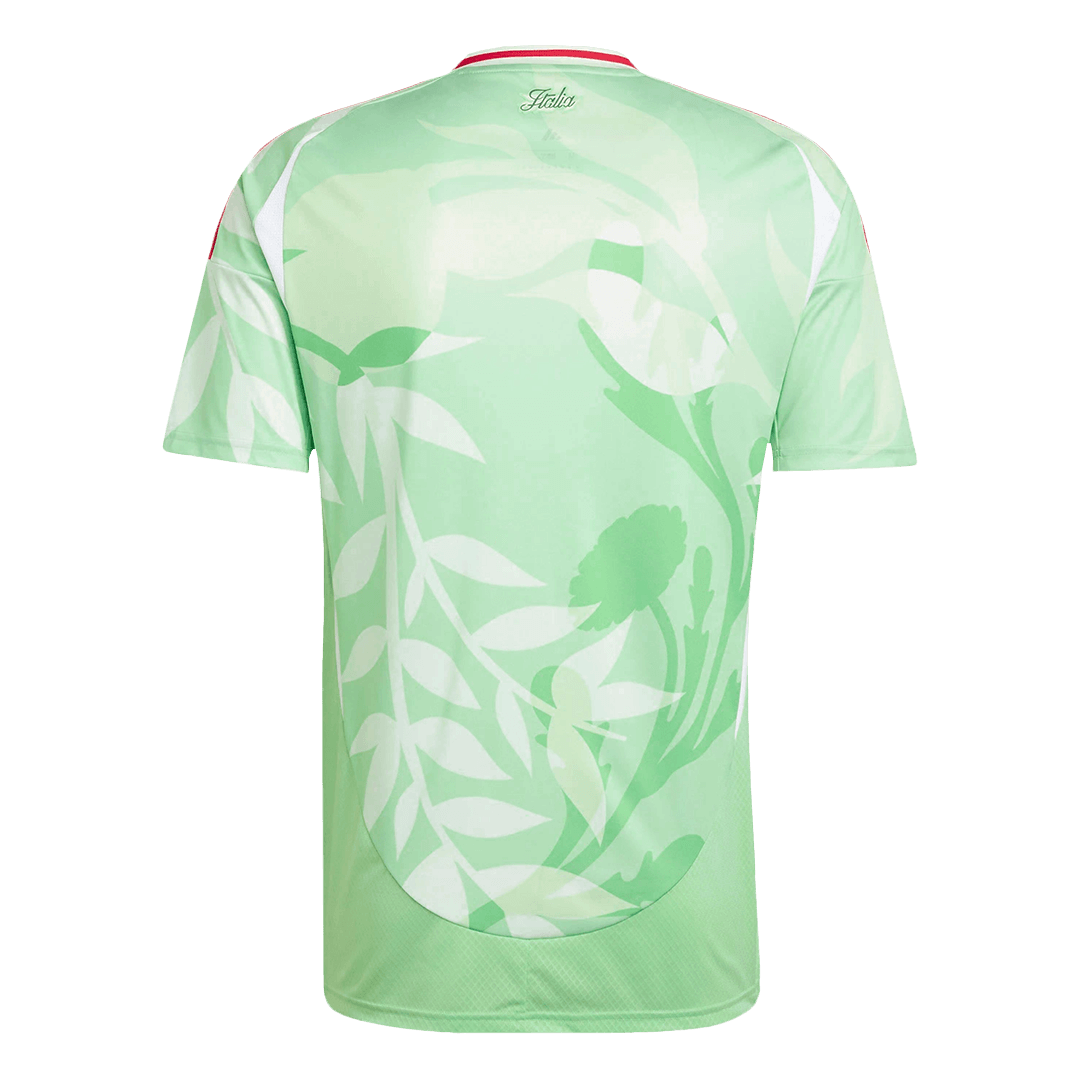 Italy Men's Away Football Jersey 2025 Green - Women's Euro