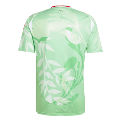 Italy Men's Away Football Jersey 2025 Green - Women's Euro