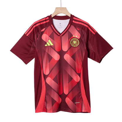 Germany Men's Away Football Jersey 2025 Red - Women's Euro