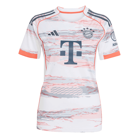 Bayern Munich Women's Away Soccer Jersey 2025/26 White