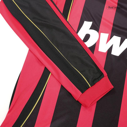 AC Milan 2006/07 Home Retro Long Sleeve Soccer Jersey