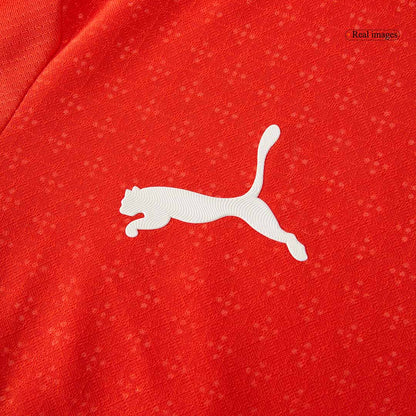RONALDO #7 Portugal Home Player Version Football Jersey 2025 Red