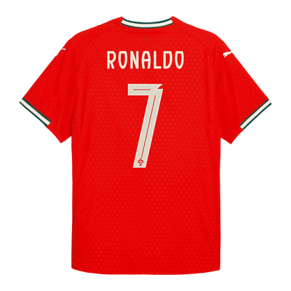 RONALDO #7 Portugal Home Player Version Football Jersey 2025 Red