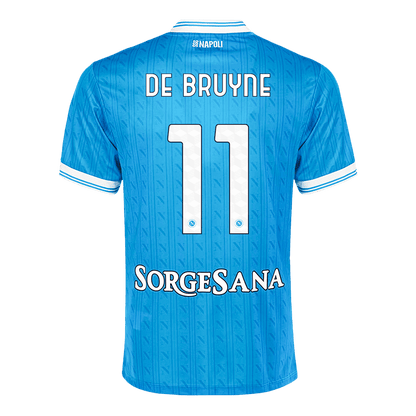 DE BRUYNE #11 Napoli Home Soccer Jersey 2025/26