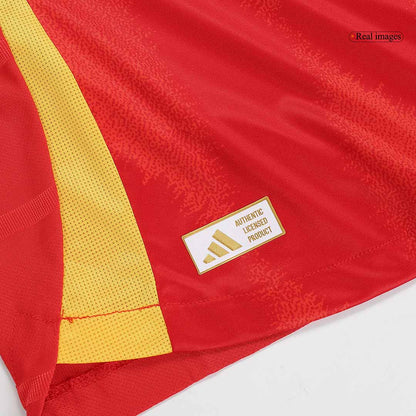 Spain Home Player Version Football Jersey Euro 2024