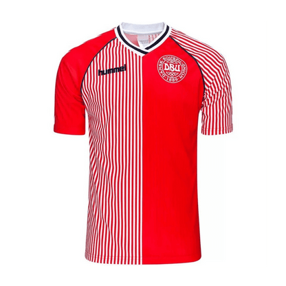 Denmark 1986 Home Retro Football Jersey