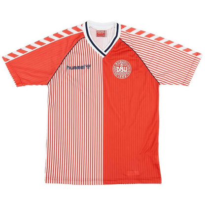 Denmark 1986 Home Retro Football Jersey