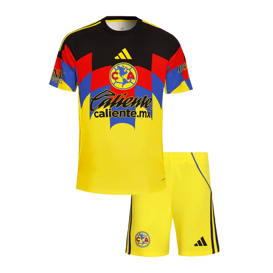 Kid's Club America Home Kit - Jersey+Shorts 2025-26