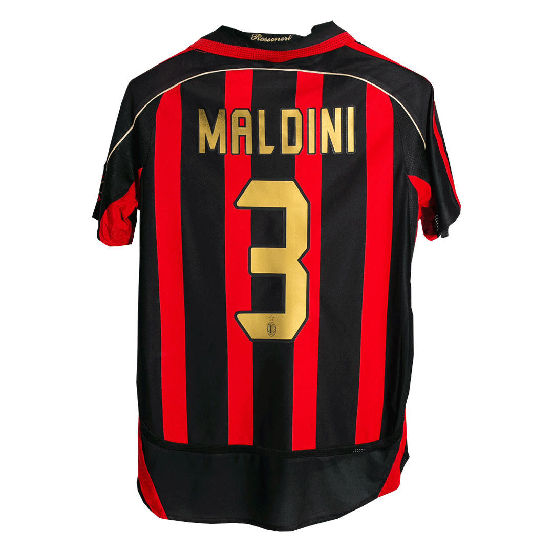 MALDINI #3 Retro 2006/07 AC Milan Home Soccer Jersey