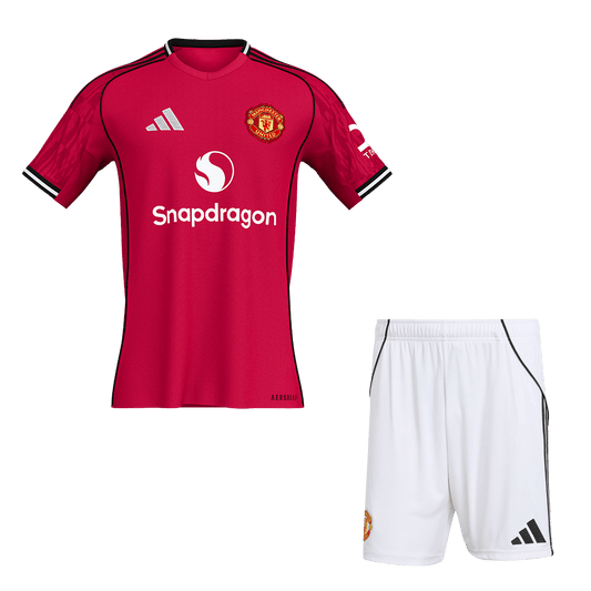 Manchester United Home Kit - Jersey+Shorts 2025/26