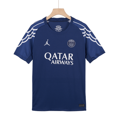 PSG Fourth Away Soccer Jersey Kit (Jersey+Shorts) 2024/25 Navy
