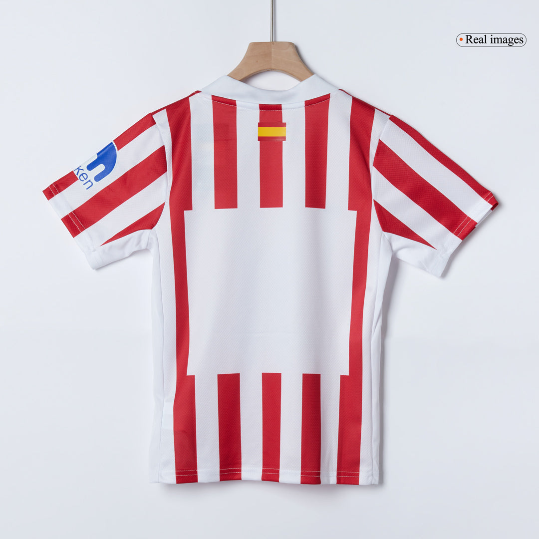 Atletico Madrid Kid's Home Kit - Jersey+Shorts 2025/26
