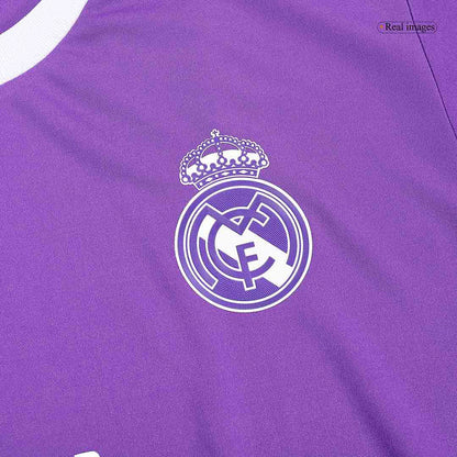 Real Madrid 2016/17 Away Long Sleeve Retro Soccer Jersey