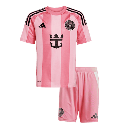 Inter Miami CF Kid's Home Soccer Jersey Kit (Jersey+Shorts) 2025 Pink