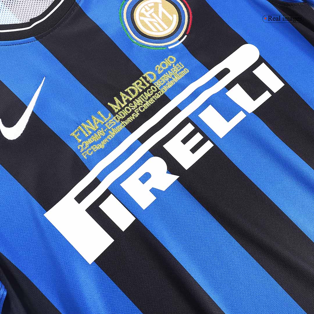 Inter Milan 2009/10 Home Retro Football Jersey - UCL Final