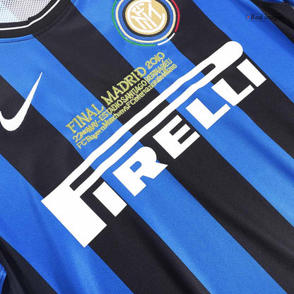 Inter Milan 2009/10 Home Retro Football Jersey - UCL Final