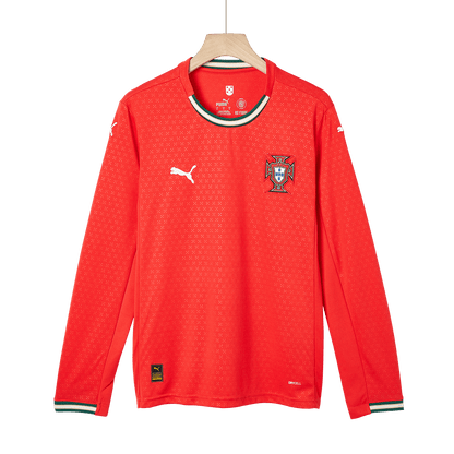 Portugal Home Long Sleeve Football Jersey 2025 Red