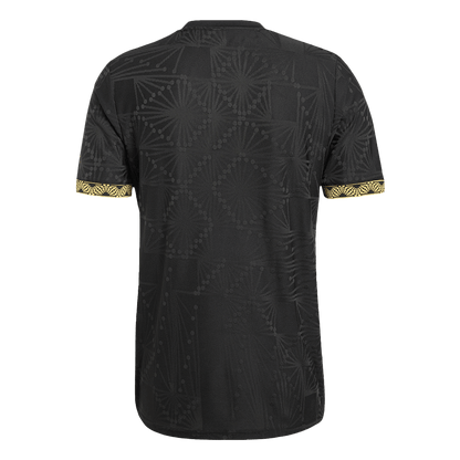 Mexico Third Away Player Version Football Jersey 2025 Black - Gold Cup