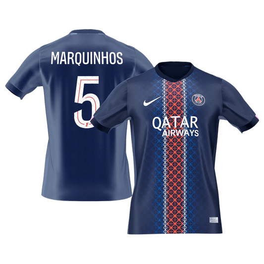 MARQUINHOS #5 PSG Home Soccer Jersey 2025/26