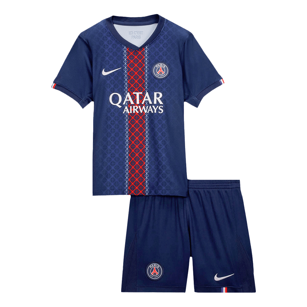Kid's PSG Home Jersey Kit - Jersey+Shorts 2025/26