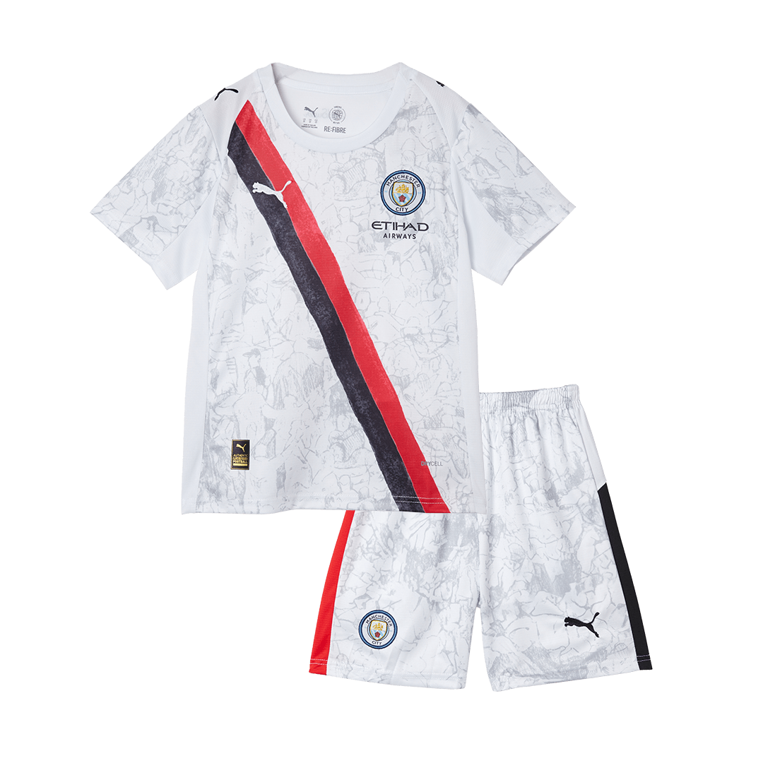 Manchester City Kid's Jersey Kit - Jersey+Shorts 2025/26