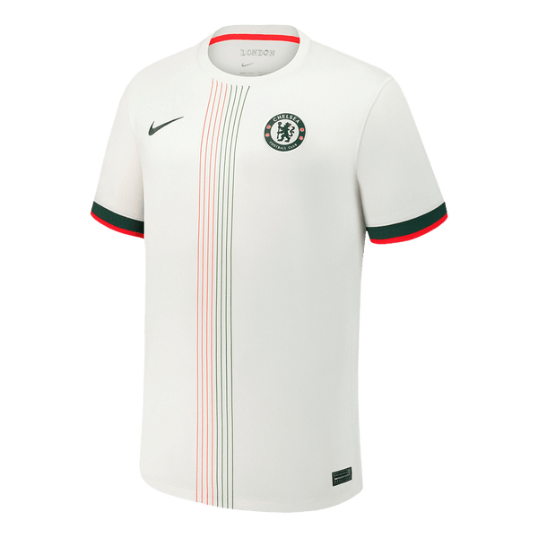 Camiseta de visitante del Chelsea 2025/26 blanca