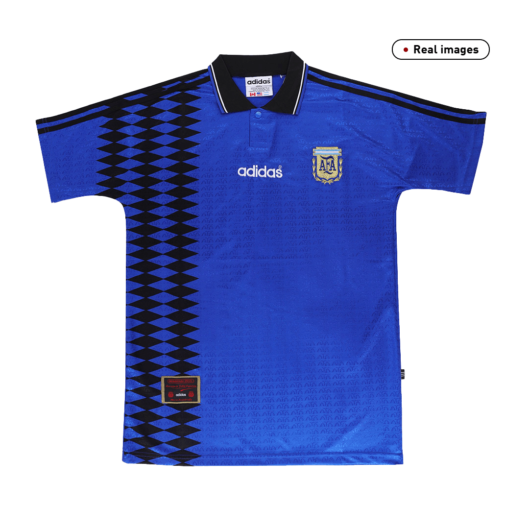 Argentina #10 Away Retro Football Jersey Kit (Jersey+Shorts) 1994