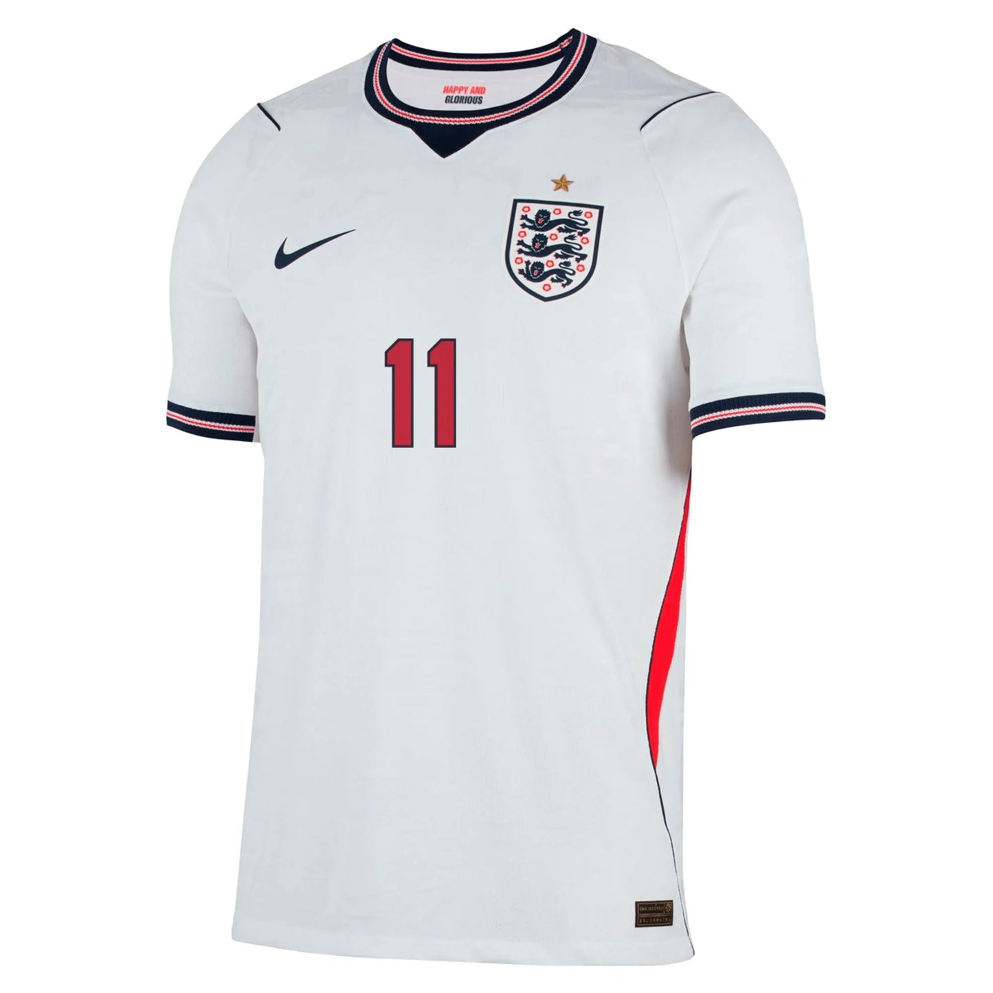 Maillot de foot domicile version joueur BELLINGHAM #10 Angleterre Coupe du Monde 2026