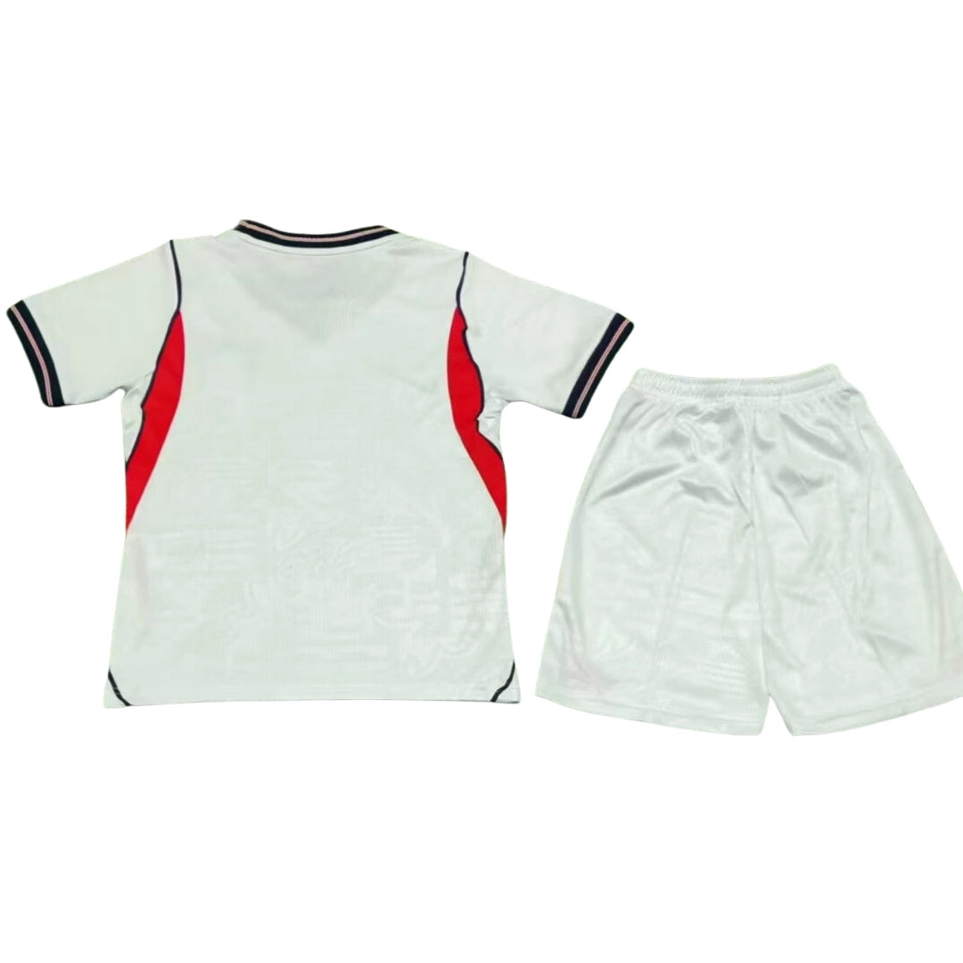 England Kid's Home Jersey Kit - Jersey+Shorts 2026 World Cup