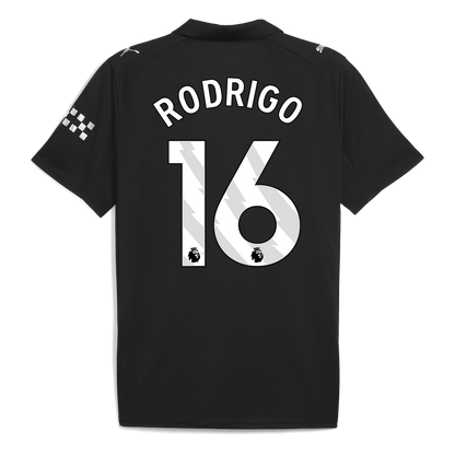 RODRIGO #16 Manchester City Away Soccer Jersey 2025/26