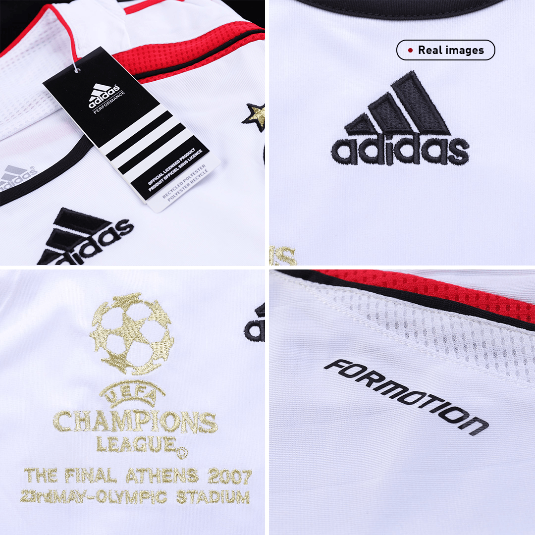 AC Milan 2006/07 Away Retro Soccer Jersey - UCL