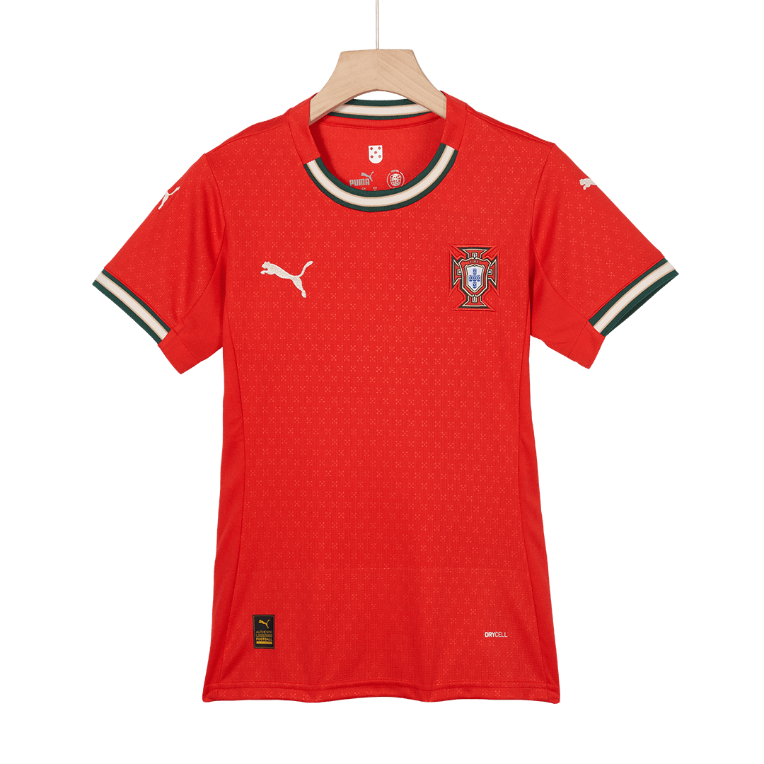 RONALDO #7 Portugal Women's Home Football Jersey 2025 Red