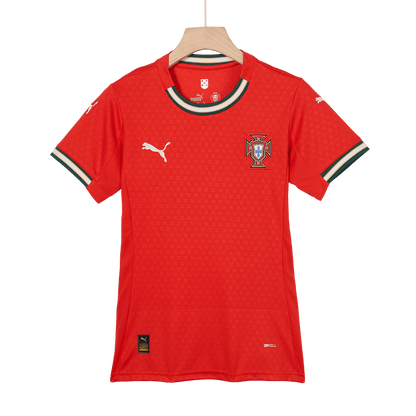 RONALDO #7 Portugal Women's Home Football Jersey 2025 Red