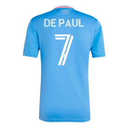 DE PAUL #7 Inter Miami CF Third Away Soccer Jersey 2025