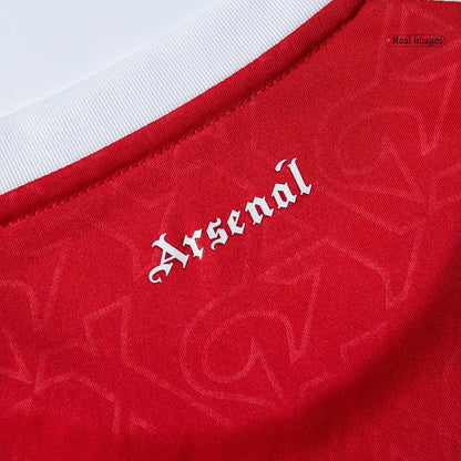 Arsenal Kid's Home Soccer Jersey Kit (Jersey+Shorts) 2025/26 Red